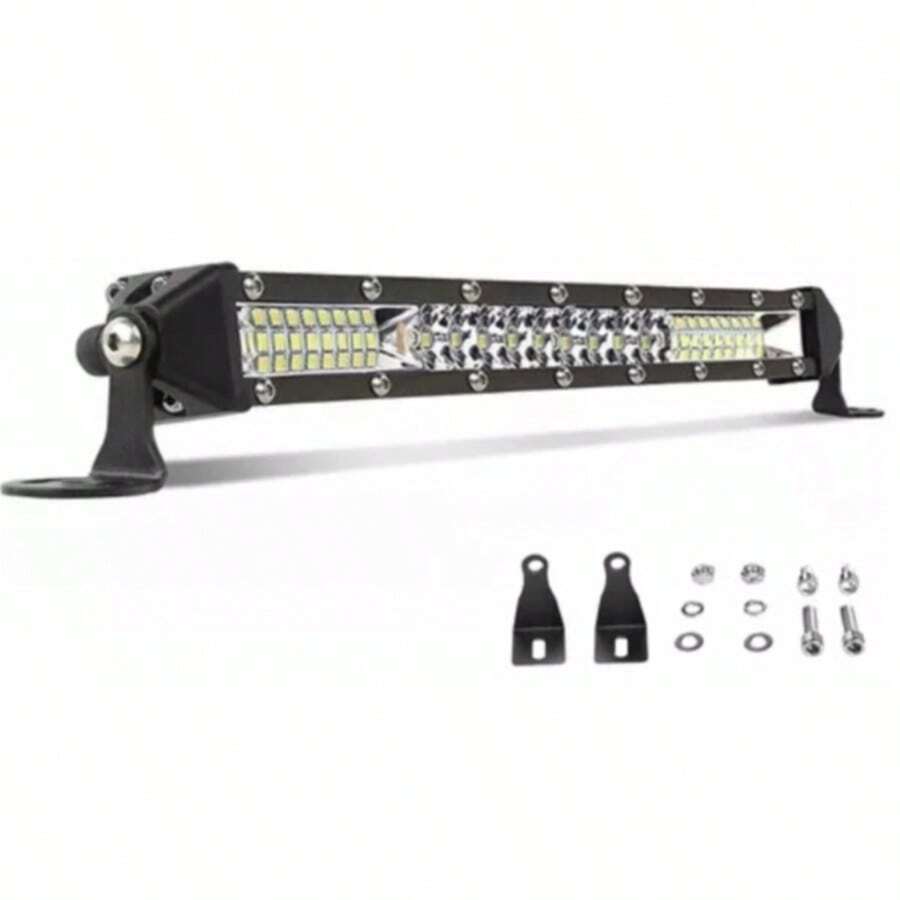Barra de Luz LED 78W 11" Alta Potencia 6250LM, Spot + Flood, IP67 Resistente al Agua para SUV, Camión y Vehículos 4x4 - A - Ver 1
