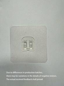 40/20/10 Pcs - Shower Caddy Adhesive Replacement, No Drill Shower Rack Adhesive, Strong Adhesive Shower Hooks, Suitable For Shower Caddies, Soap Racks And Kitchen Organizers - Clear - View 8