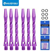 6 peças Hastes de Dardo de Alumínio HUANQU | Precisamente Balanceadas, Hastes de Dardo de Reposição Duráveis de 51mm de Comprimento, Compatíveis com Rosca 2BA para Dardos de Ponta Macia/Dura, 6 Cores, Adequadas para Todos os Níveis de Habilidade, Acessórios de Dardo, Perfeito para Prática de Competição e Presentes de Feriado - Multicolorido - Visão 15