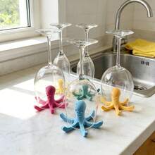 2 Pieces Of Independent Water Bottle Drying Racks, Equipped With A Rapid Ventilation System To Enhance Drying Efficiency. The 3D Design Saves Counter Space And Is Widely Compatible With Various Water Bottles, Mugs, And Wine Glasses. It Is Highly Suitable For Use In Kitchens, Offices, And On Trips. - Multicolor - View 6