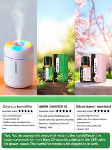 1 Peça Humidificador de Carro USB 180ml - Com Névoa Fria e Luzes LED, Aroma e Humidificador de Ambiente, Purificador de Ar Essencial Pequeno para Carros. Disponível em Preto e Branco, Proporciona Ar Fresco Duradouro e é Ideal para Carro, Casas, Quartos, Escritórios e Casas de Banho - Modelo H09 - Ver 24