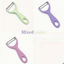 2/3件套不锈钢果蔬削皮器 - 多功能厨房必备，适用于土豆、苹果、黄瓜及所有新鲜农产品 - 彩色 - 查看 8