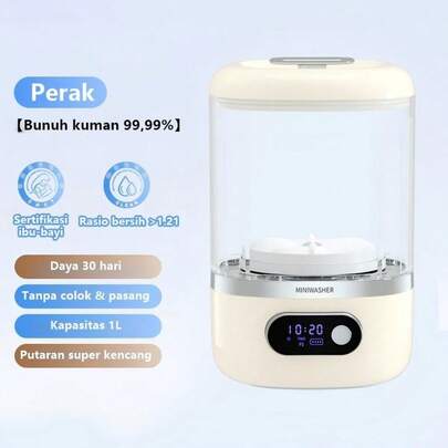 Easypie Selection Portable 1 L Mini Washing Machine – Compact Lightweight Laundry Spinner Washer With 1000 RPM Motor . Mini Portable 1L Wireless Washing Machine