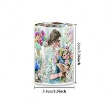 60mm*2m PET 人物拼贴胶带贴纸 垃圾日记 PET 遮蔽胶带 装饰日记剪贴簿贴纸 美观贴纸 - 查看 2