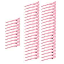 Bộ 100/50/30/20/15/10/5 kẹp tóc kim loại, thích hợp để tạo kiểu, chia tóc, sử dụng trong salon, cắt chân tóc, tỉa tóc, phụ kiện DIY - Kẹp tóc tạo độ phồng chân tóc, kẹp tóc mái vô hình, kẹp tóc mỏ vịt, dùng để tạo kiểu tóc. - Hồng - Xem 14