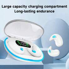 X55 TWS 迷你耳机 BT5.3 无线耳机 降噪运动蓝牙耳塞 立体声音乐耳机 - 查看 6