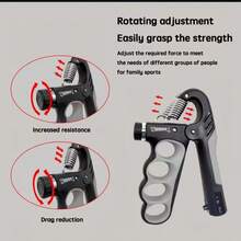 Adjustable Mechanical Counter Grip Strength Trainer, Finger Exerciser, Gym Training Equipment, Muscle Exercise, Suitable For Indoor Sports, Hand Strength Training, Strength Training, Fitness Equipment, Office Exercise - Multicolor - View 6