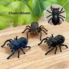 Juguete realista de araña mecánica, puede moverse y arrastrarse, juguete de broma de Halloween, juguete de truco adecuado para niños y adolescentes - Multicolor - Ver 4