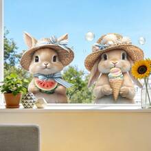 Cute Bunny Window Stickers