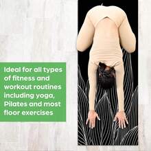 1pc 71*22inch Yoga Mat, Various Floral Patterns Available - Non-Slip Wear-Resistant Extra Wide & Thick Fitness Mat, Home/Professional Beginner Yoga Training Pad - Multicolor - View 3