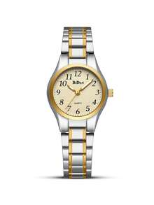 BIDEN 1 件装女士防水手表，易读数字表盘，不锈钢表带，女士石英表 - 常規款 - 查看 15