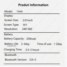 Unisex Smart Watch With Notification, Music Playback And Call Answering Functions - Black - View 10