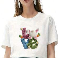 1/2/3片装复活节爱心DIY热转印贴片，适用于儿童服装T恤、连帽衫、帆布包、帽子、枕头等。 - L+S - 查看 5