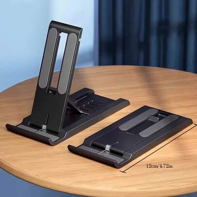 Support réglable et pliable pour tablette et téléphone, convenant aux appareils de 4,6 à 12,9 pouces, en matériau PVC, 6 réglages de hauteur, compatible avec Kindle, Switch et bureaux de diffusion en direct