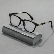 1 Cặp kính thời trang cổ điển cao cấp, unisex, làm từ chất liệu TR, trong suốt, thích hợp để xem TV trong nhà, chơi game, sử dụng máy tính, đi lại và bảo vệ mắt. - Trong sáng - Xem 5