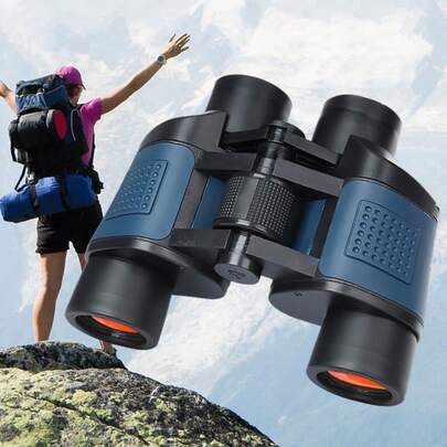 60x60 Professional Binoculars, High Power With Bak4 Prism, High Magnification HD Binoculars 10000M For Hunting, Hiking, Portable
