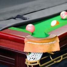 Billiard Table Cover Outdoor Waterproof Material Pool Table Cover With Windproof Buckle For 8FT Pool Table Blackgift - XL8FT100Lx56Wx8H In - View 6