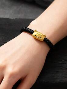 1pc Cute 3D Cat Bracelet, Suitable For Women's Daily Casual, Dating, Holiday Wear - Cat - View 10