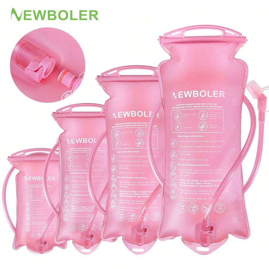 NEWBOLER 1L/1.5L/2L/3L 大容量 TPU 水袋儲水袋 跑步水袋背包 快拆式戶外運動水袋