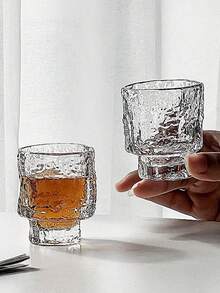扭曲造型烈酒杯、极简主义葡萄酒杯、锤纹烈酒杯、一口大小的烈酒杯、威士忌酒杯、家庭聚会葡萄酒杯、玻璃烈酒杯、高雅葡萄酒杯、创意迷你吧、奢华之选，适用于酒吧、餐厅、KTV、俱乐部 - 彩色 - 查看 7