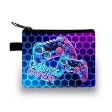 New Stylish Wallet, Cute Cartoon Dinosaur & Football Design, Suitable For Men, Women, Students, Children - Game Grid - View 5