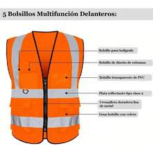 High-Visibility Vest - Orange - View 4