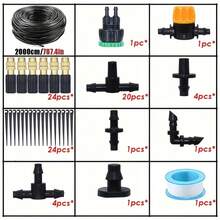 Automatic Drip Irrigation Set, Equipped With Brass Atomizing Nozzle, Suitable For Lawns, Potted Plants And Greenhouses, Lawn Automatic Drip Irrigation System, Potted Plant Greenhouse - Irrigation Kit - View 12