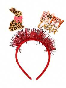 1pc Rabbit & Chick Egg Cartoon Party Cute ABS Plastic Easter Headband - Multicolor - View 11