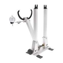 Bike Wheel Truing Stand Bicycle Rim Alignment Tool With Gauges For Repair And Maintenance Home Workshop - Silver - View 9