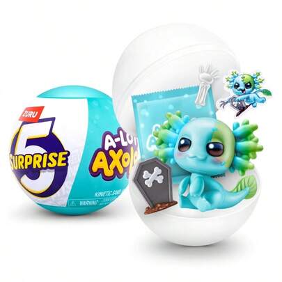  ZURU Mini Brands Finger Art Single Capsule With 60+ Mystery Mini's To Collect, Real Licenses, Rare Collectibles, Blind Pack, Ages 3+(Random Style)