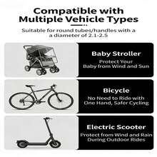 3/2/1 pièce Support de parapluie universel pour fauteuil roulant, trottinette électrique, vélo, poussette, conception à clip facile convenant à la trottinette électrique, au fauteuil roulant, au déambulateur, au vélo et à la voiture. Dispositif de protection contre le soleil et la pluie mains libres pour usage extérieur. Support de parapluie réglable en acier inoxydable, accessoire de protection contre la pluie pour l'extérieur et la maison; convient pour le camping, le vélo électrique, le support de parapluie de voiture, cadre de fixation de parasol renforcé - A - Voir 4