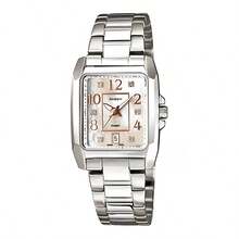 Watch Women Sheen Quartz Movement White Dial Watches For Women SHE-4023DP-7A - Silver - View 5