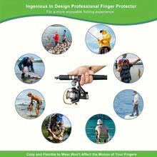 Professional Single-Finger Anti-Slip Non-Scratch Index Finger Glove, Outdoor Fishing Throwing Glove, Surfing Fishing Glove, Unisex - 灰色 - 查看 4