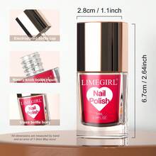 LIMEGIRL Quick Dry Nail Polish All Season Nail Lacquer For Nail Art Regular Nail Polish 0.34 FL.OZ - Multicolor - View 2
