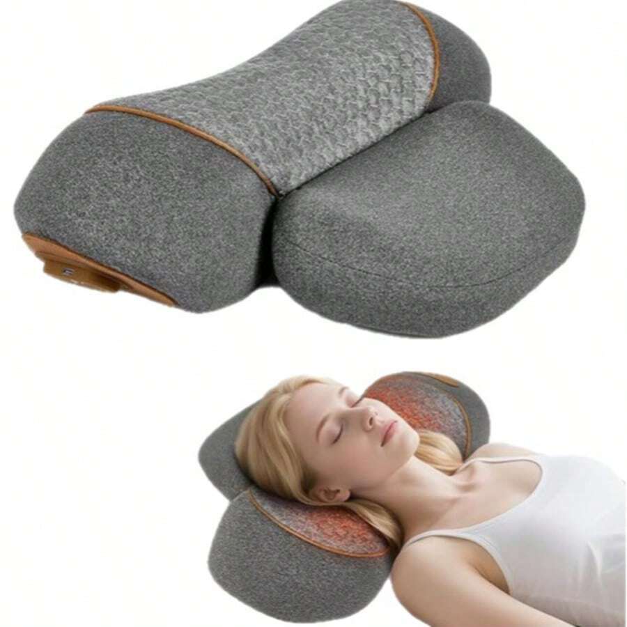 3-In-1 Neck Massager Pillow, Traction Massager With Massage Hot Compress Traction Stretching, Pillow Massage Neck,Gift - View 1