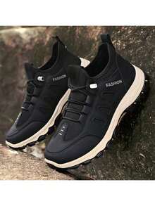 Safety Shoes For Men Women Steel Toe Sneakers Lightweight Comfortable Non Slip Resistant Work Shoes For Men Utility Indestructible Industrial Construction - Black - View 1
