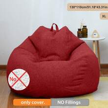 Oversized 51.18*43.31in Bean Bag Cover No Filler Home Essentials Indoor Outdoor,Chair Covers,Couch Cover,Room Acesories,Sofa Covers,Room Deocr ,Dorm,Bean Bag Chair,Bean Bag - 查看 16