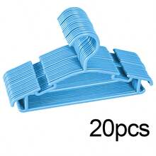 10/20pcs Kids Hangers, 10.63 Inch Small Plastic Children's Clothes Hooks, Durable Non-Slip Hangers, Kids Hangers, Baby Hangers, Plastic Baby Clothes Hangers, Extremely Durable Children Hangers, Toddler Hangers, Baby Room Clothing Storage - Multicolor - View 9