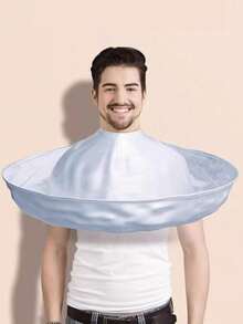 Adjustable Barber Cape Umbrella - Foldable, Adult Haircut Elderly Haircut Cloth Barber Cape Does Not Get Stuck, Home Shaving Cape Children's Haircut Cape, Nylon Salon Cape, Unisex, Suitable For Professional And Home Use - Multicolor - View 2