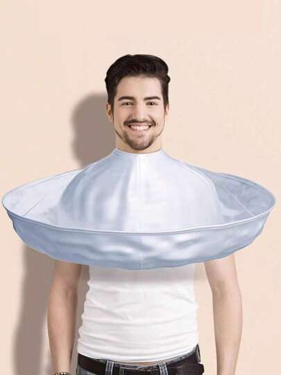 Adjustable Barber Cape Umbrella - Foldable, Adult Haircut Elderly Haircut Cloth Barber Cape Does Not Get Stuck, Home Shaving Cape Children's Haircut Cape, Nylon Salon Cape, Unisex, Suitable For Professional And Home Use