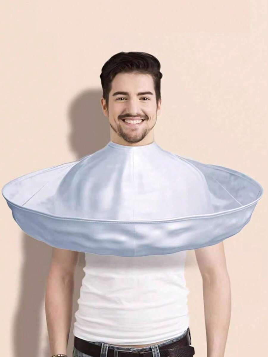 Adjustable Barber Cape Umbrella - Foldable, Adult Haircut Elderly Haircut Cloth Barber Cape Does Not Get Stuck, Home Shaving Cape Children's Haircut Cape, Nylon Salon Cape, Unisex, Suitable For Professional And Home Use