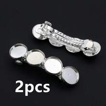 2pcs 12mm Inner Size 4/5 Cabochons Blank Base Tray Craft Hairpin Hair Clips Bezel DIY Jewelry Making Accessories Findings - Hairpin Base - View 10