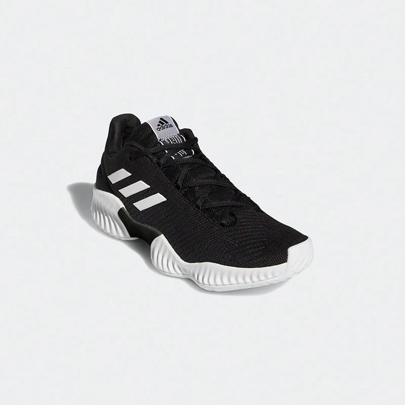 Adidas New Men's Training Durable Cushioning Sports Shoes Basketball Shoes - Black and White - View 1