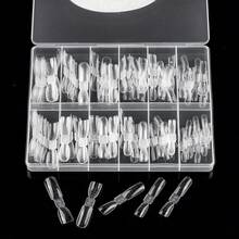 120pcs Square & Almond Shaped Nail Forms, Dual-Use Nail Extension Tips. Can Quickly Create Almond Or Oval Nail Shapes. Made Of Durable Material, 12 Different Sizes Available. Suitable For Creating Sweet And Stylish Manicure Looks. Professional Nail Art Tool. Suitable For Use In Nail Salons And By Nail Art Enthusiasts, For Handmade Nail Stickers Or As A Nail Art Tool. Nail Care Products. It Can Quickly Create Nail Designs In Spring And Summer. - Multicolor - View 7