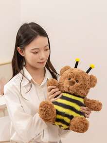 1pc Spring Bee Shaped Capybara Plush Doll, Capybara Plush Doll Loved By Girls And Boys, Holiday Gift - Multicolor - View 13