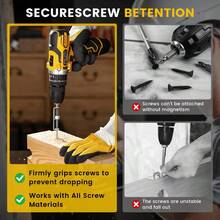 Spring-Loaded Screw Fixing Clamp Drill Bit Screwdriver Bit Set, Suitable For Electricians And Home DIY Repair - A - View 5