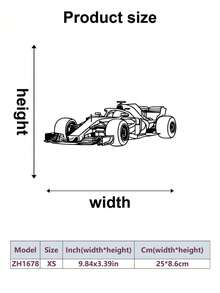 1 chiếc tranh trang trí tường hình xe đua cổ điển bằng kim loại, chất liệu kim loại bền chắc, phong cách tối giản, thích hợp trang trí nhà trong nhà/ngoài trời, phù hợp cho phòng khách, tường nhà, phòng ngủ, gara, quà sinh nhật, quà tặng cho người hâm mộ đua xe, phong cách nghệ thuật, tri ân môn đua xe F1. - Nhiều màu - Xem 15
