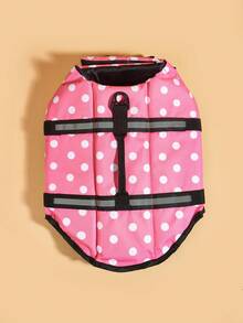 BONAPET Summer Pet High Buoyancy Adjustable Life Jacket, Cat & Dog Swimwear - Baby Pink - View 4