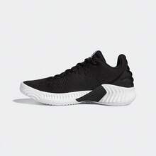 Adidas New Men's Training Durable Cushioning Sports Shoes Basketball Shoes - Black and White - View 3