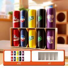 Bộ trò chơi xếp hình chai màu sắc 21 mảnh, bao gồm rèn luyện trí nhớ và tư duy logic - trò chơi chiến lược phối màu, gồm 20 chai màu sắc khác nhau và hộp đựng, thích hợp cho các buổi họp mặt gia đình, tiệc sinh nhật hoặc Halloween, giúp tăng cường trí nhớ và kỹ năng giải quyết vấn đề, hoàn hảo cho các trò chơi đồng đội và tư duy chiến lược. - Nhiều màu - Xem 11